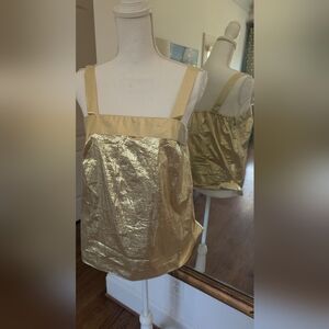 Elegant Gold Women's Tank Top